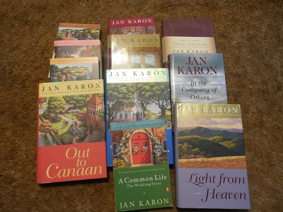 Lot of 11 Mitford Years Series Books Jan Karon Father Tim Hardcover / Paperback