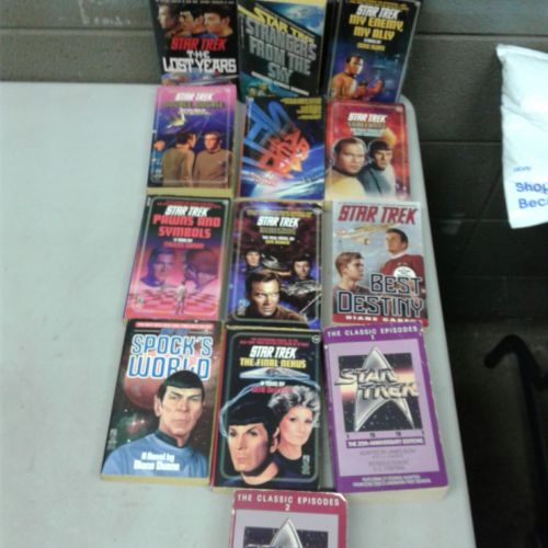 Star Trek Paperback Lot of 13 Captain Kirk Spock (lba224)