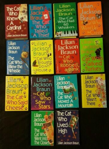 Lot of 14 HCDJ from The Cat Who Series by Lilian Jackson Braun