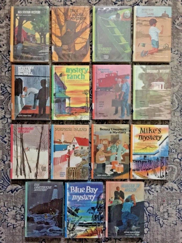 Lot 15 Gertrude Chandler Warner Children’s Mystery Hardcover Books 1960's~1970's