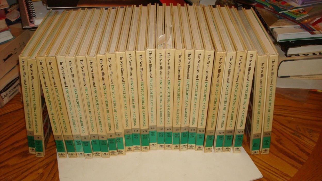 The New Illustrated Encyclopedia of Gardening 26 Volumes 1972 Greystone Press