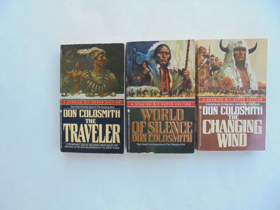 Don Coldsmith PB Lot of 3 Spanish Bit Super Ed Changing Wind Silence Traveler
