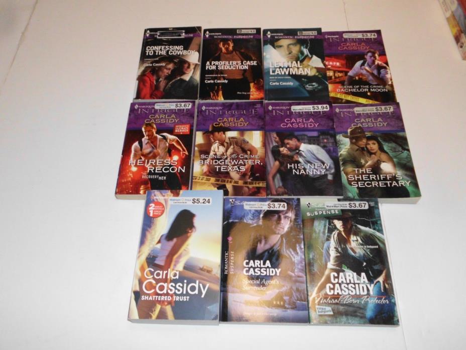 11 paperbacks by Carla Cassidy 9 Harlequin 2 Silhouete