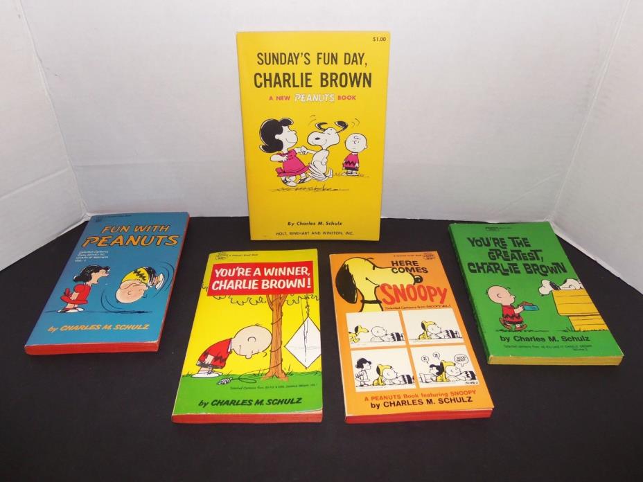 Charlie Brown books from the 1960's