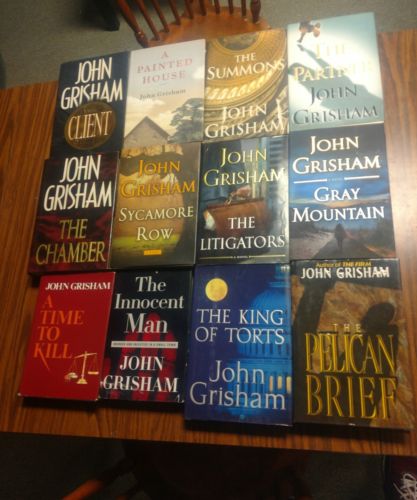 John Grisham Hardcover Lot Of 12