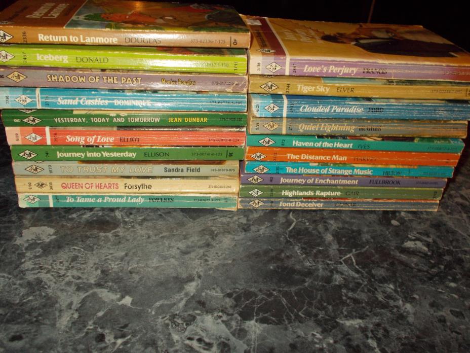 Harlequin Romance lot of 20 assorted authors contemporary romance  paperback