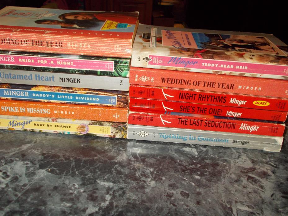 Harlequin Elda Minger lot of 12 contemporary romance paperbacks