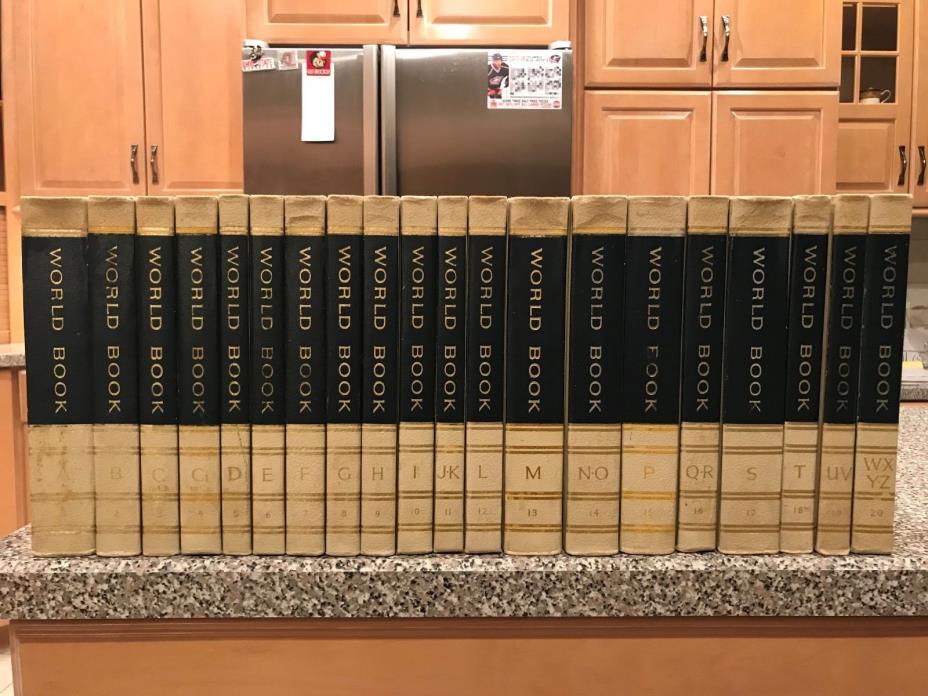 Vol 1-20 1967 Full Set World Book Encyclopedias