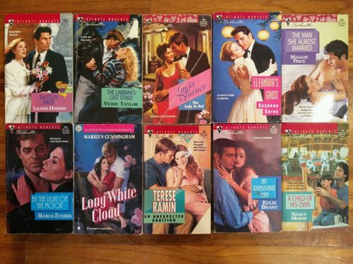 lot of 31 silhouette intimate moments paperback books vintage & newer