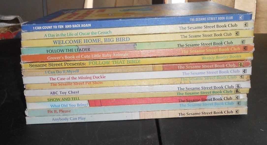 Sesame Street Book Club Lot of 14 Hardcover Jim Henson's Muppets