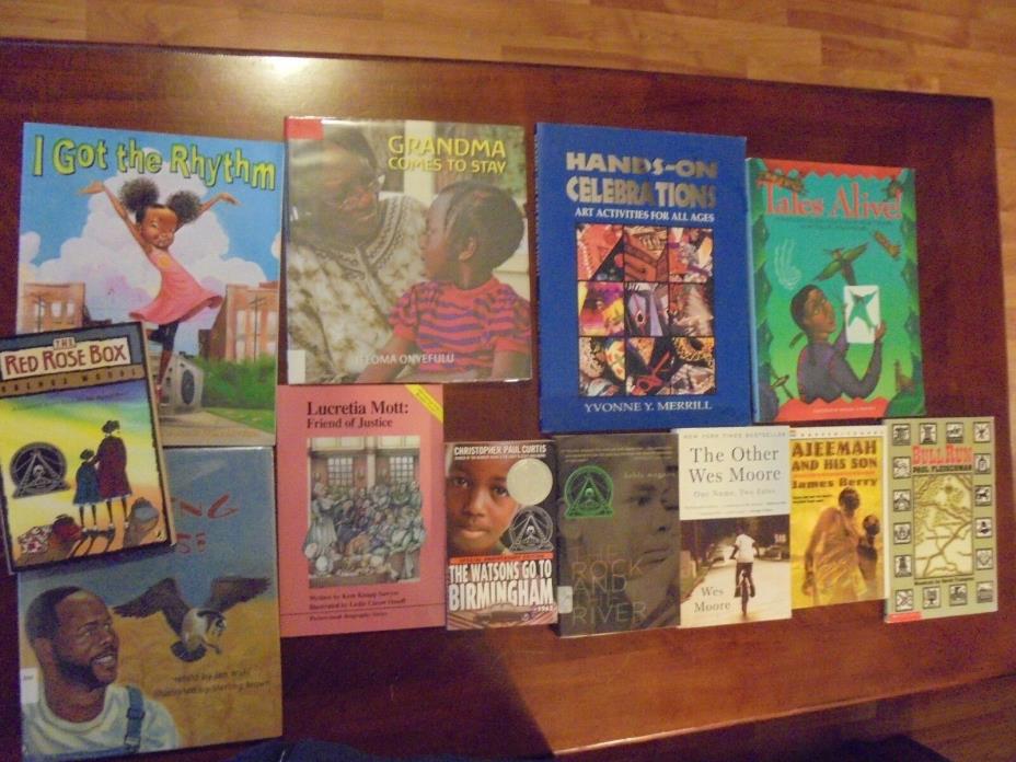 Lot 12 Black History African American Books for Children & Teachers Mixed Lot