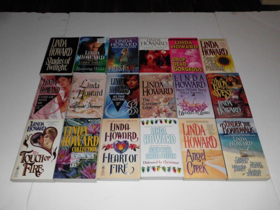 18 paperbacks by Linda Howard