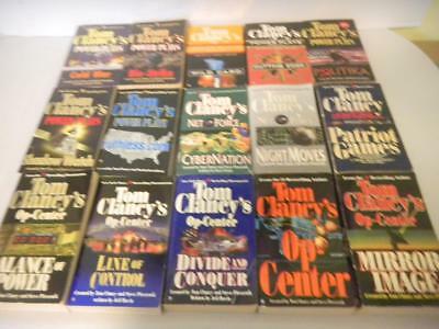Lot of 15 TOM CLANCY Paperbacks NO REPEATS Power Plays NET FORCE Op Center