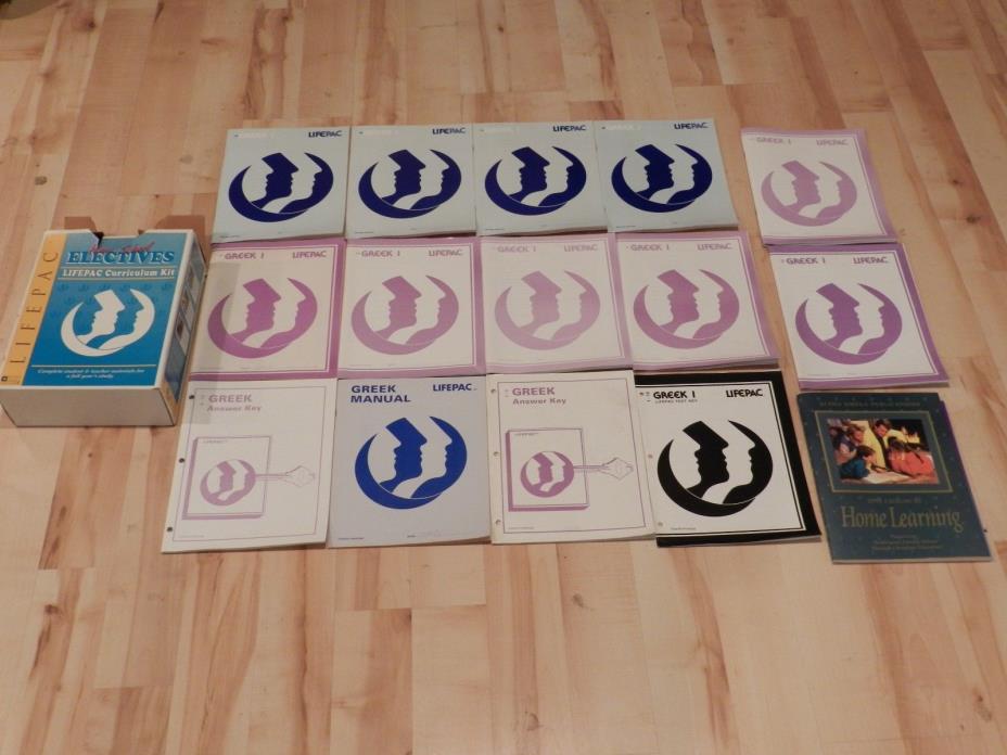 Lifepac home school electives  curriculum kit greek