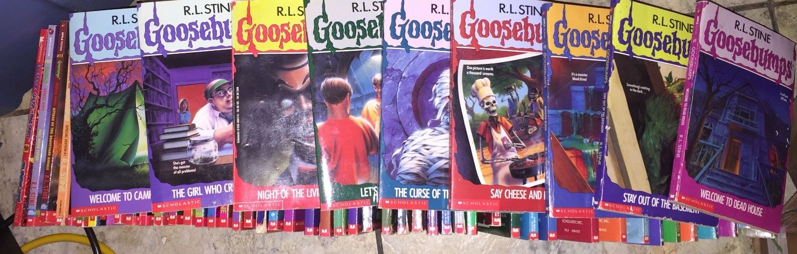 Goosebumps Paperback Teen Horror Novel Book Lot of 56 Different Books