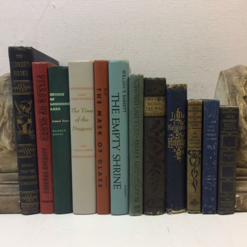 Lot of 12? ANTIQUE VINTAGE Hardcover Books 1880-1950's Two Years Before the Mast
