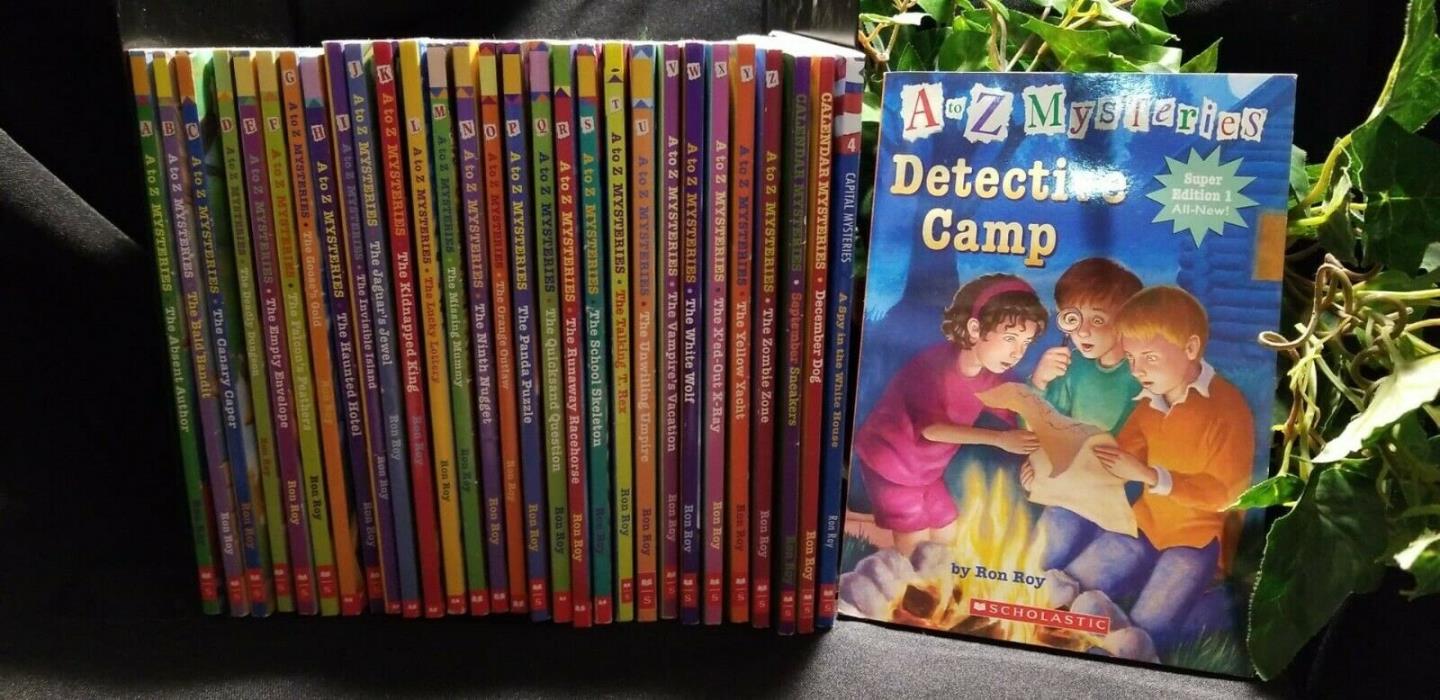 Complete 26 A to Z Mysteries plus extras Lot 30 Rob Roy RL3 RL4 kid's chapter