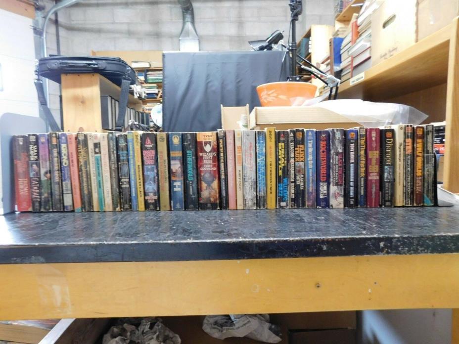 Lot of 48 Science Fiction and Fantasy books