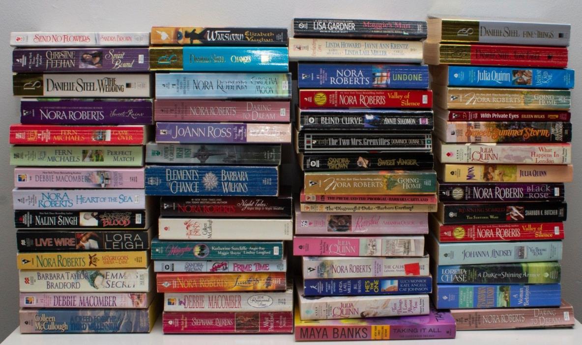 25 General Romance Novel Lot Classic, Historical, Suspense, Avon + RANDOM MIX
