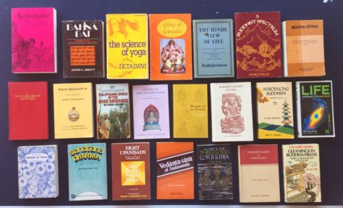 Eastern Books Lot C: India, Buddhism, Hinduism, Hare Krshnas, Yoga (22 books)