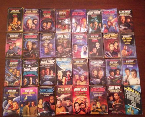 Lot of 32 Star Trek TOS/TNG Books + Bonus