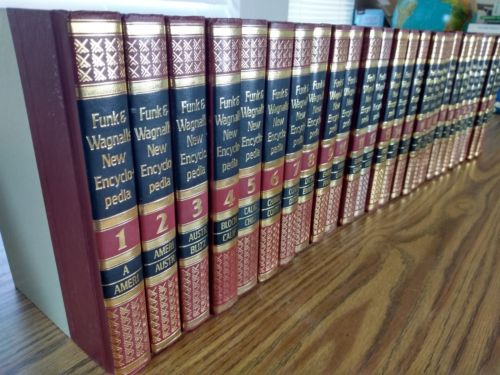 Funk & Wagnalls New Encyclopedia Vintage 1979 Edition 27 Volume Set Hardbacks