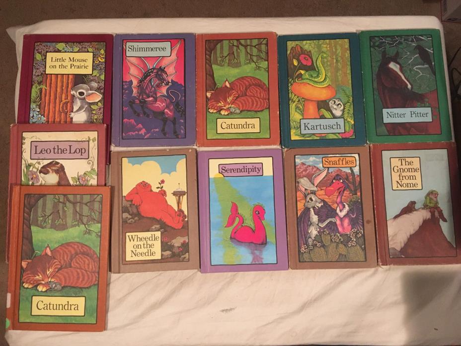 Lot SERENDIPITY hardcover GNOME Kartusch CATUNDRA Snaffles NITTER lot of 10