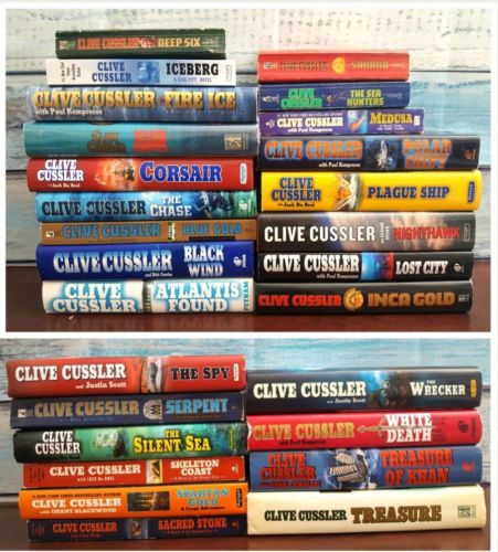Clive Cussler Book Collection Lot of 27 Books