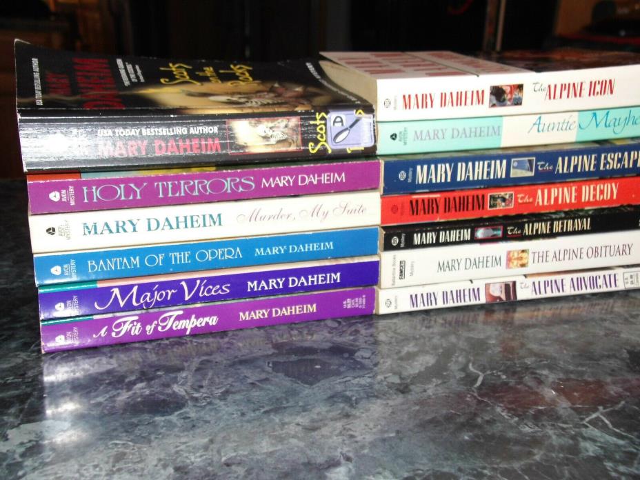 Mary Daheim lot of 13 mystery paperback