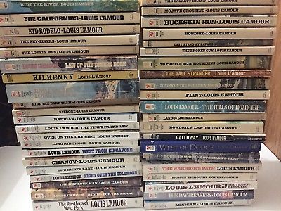 Lot of 42 Louis L'Amour Paperback Novels Western Sacketts No Duplicates