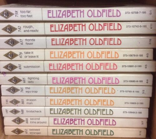 Lot Of 11 Elizabeth Oldfield Paperbacks