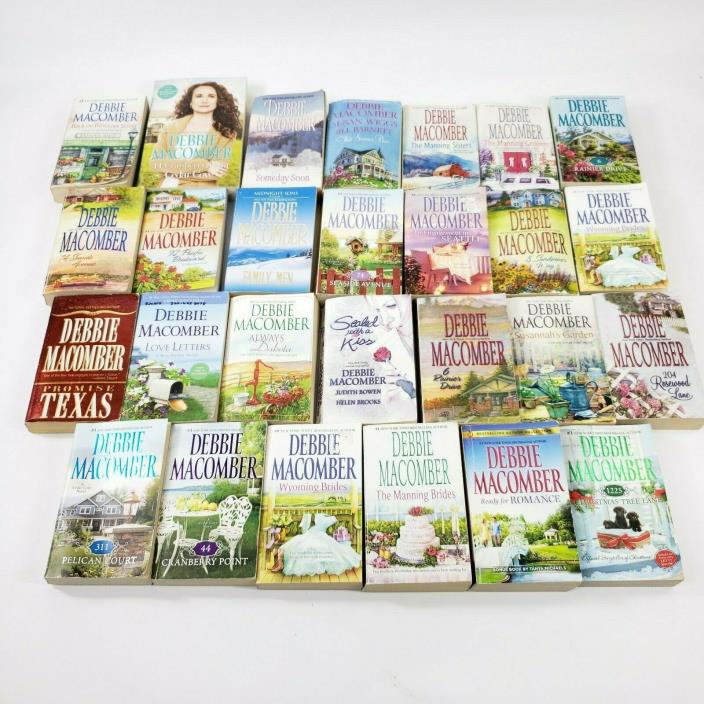 Debbie Macomber Romance Novels Lot of 27 Collection Paperback Books