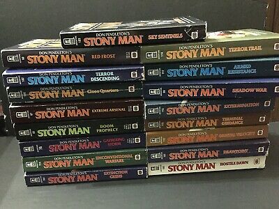 Lot of 17 Stony Man Novels Don Pendleton Books Action Adventure