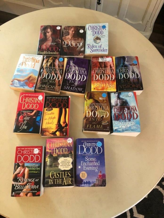 Christina Dodd lot of 15 paperbacks
