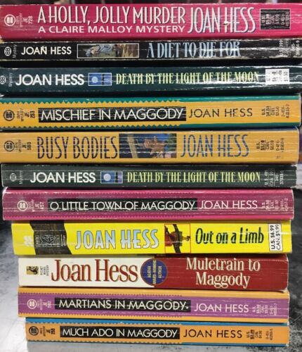 Lot Of 11 Joan Hess Mystery Paperbacks