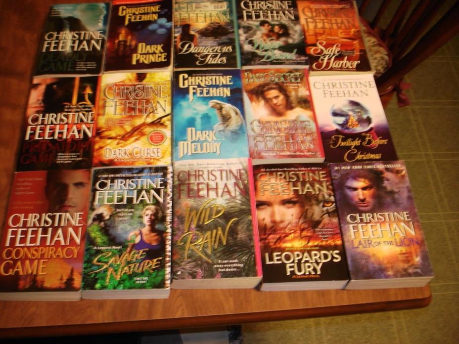 LOT OF 28 CHRISTINE FEEHAN NOVELS