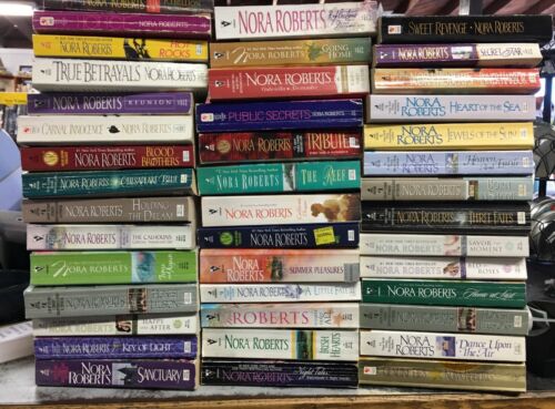 Lot Of 42 Nora Roberts Paperbacks