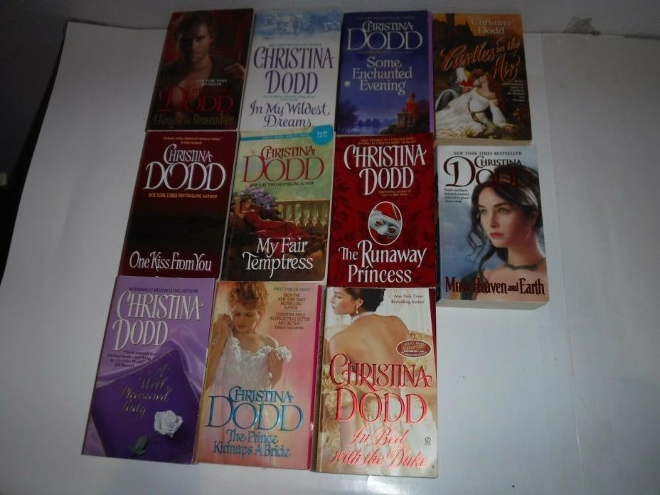 11 HISTORICAL ROMANCE NOVELS BY CHRISTINA DODD