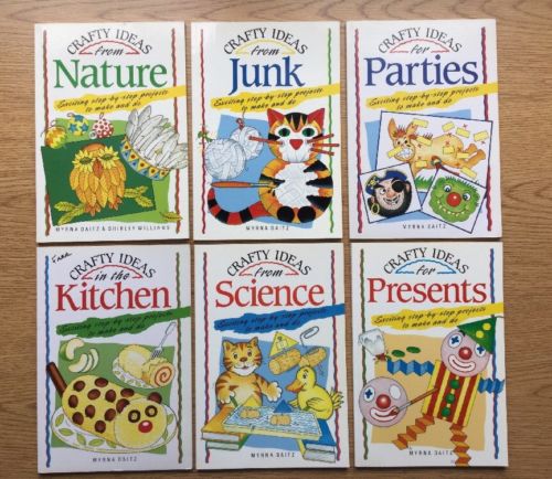 Lot of 6 Children's Arts & Crafts books: Look What You Can Make, Crafty Ideas..