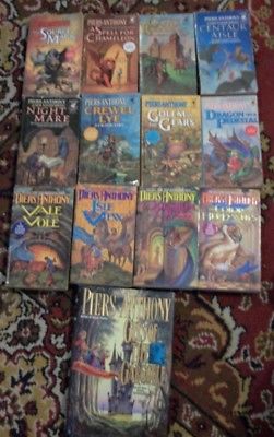 Lot of 15 Piers Anthony Xanth novels series books 1-4 6-11 13-16 collection set