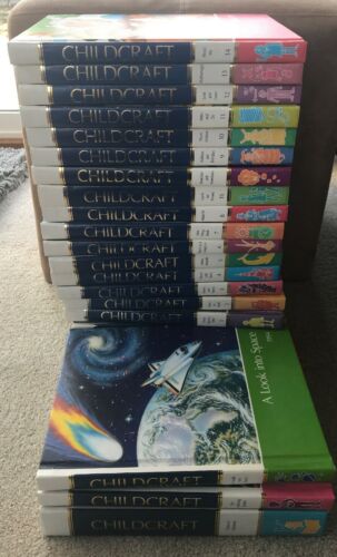 Vintage Childcraft The How and Why Library Complete 24 Book Set + Dictionary