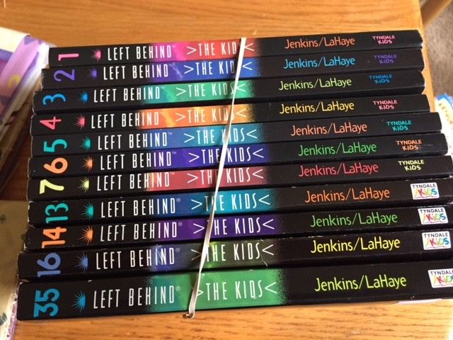 11 Left behind kids chapter books, Jenkins, & LaHaye