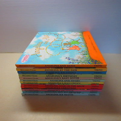 Lot of 12 pretty Angelina Ballerina hardcovers Perfect for a gift / Christmas