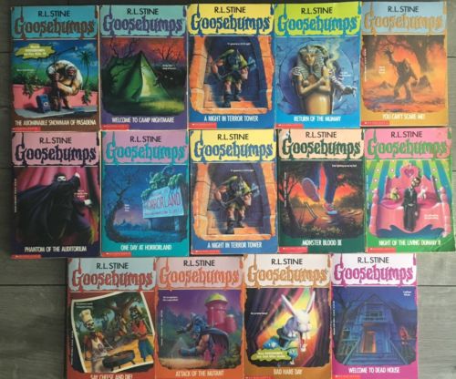 Goosebumps LOT of 14 Paperback Books RL Stine Horror Children's Readers