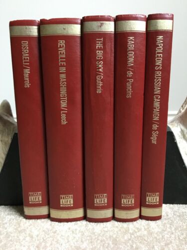 Vintage Lot Of 5 Books TIME LIFE READING PROGRAM SPECIAL EDITION 1980