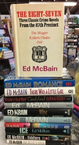 Lot Of 11 Ed McBain Book Club Edition Hardcovers
