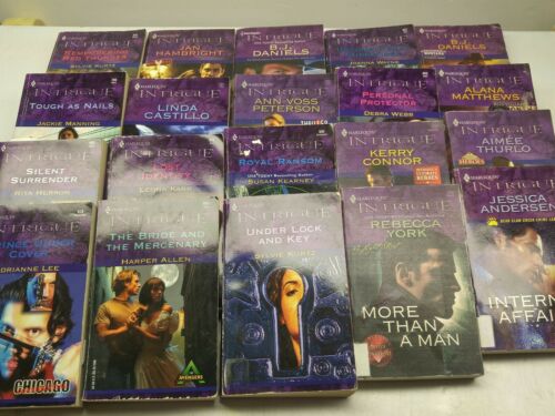 Lot of 20 Harlequin Intrigue Paperback Books
