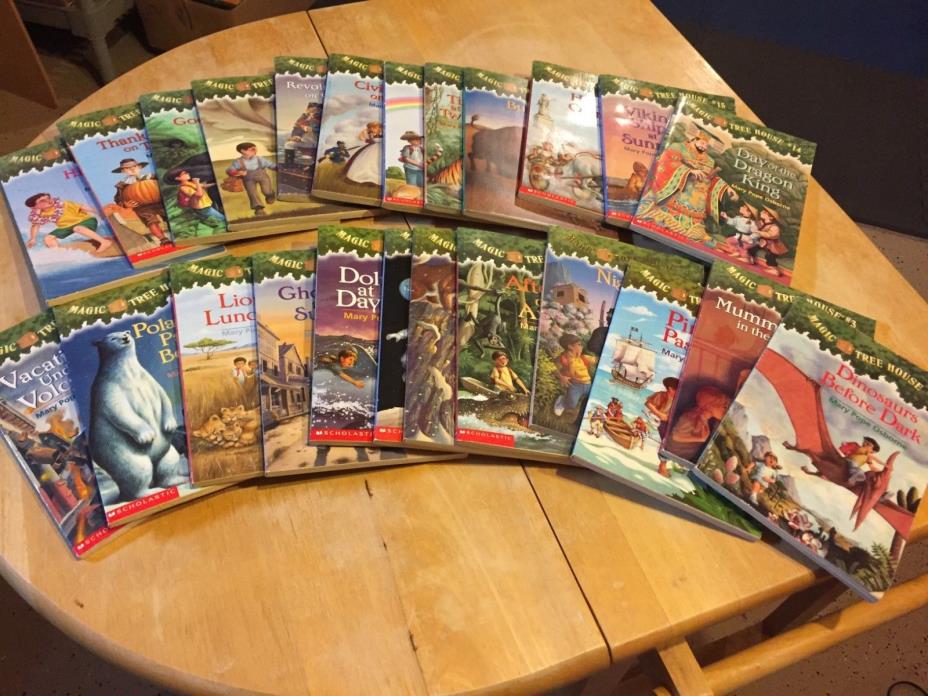 24 Magic Tree House chapter books