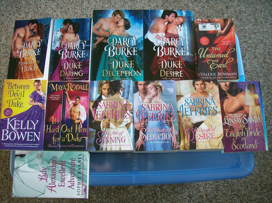 Lot of 12 Historical Romance Books Sabrina Jeffries Darcy Burke Maya Rodale