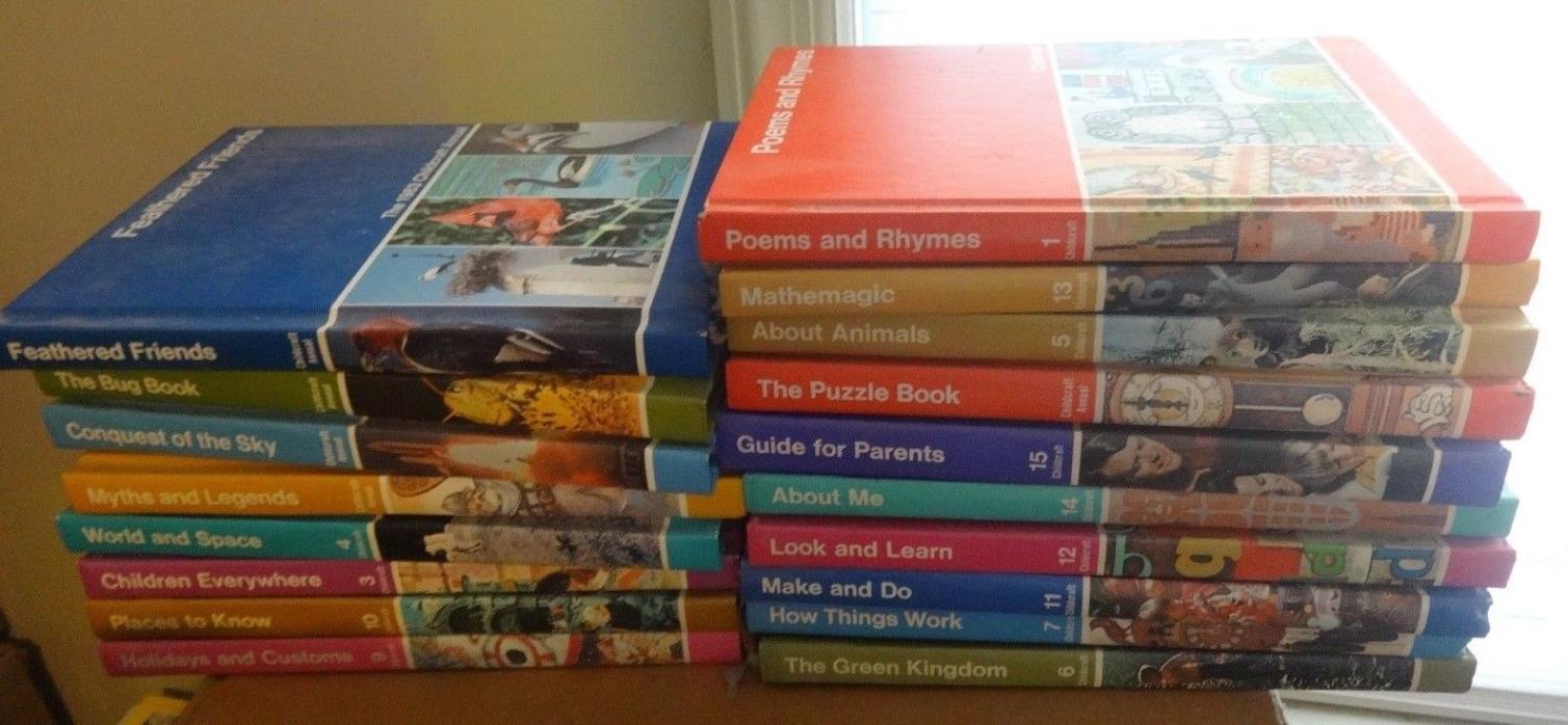 Vintage LOT of 18 Childcraft Bookneato lis30 dayBIN
